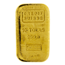 10 Tola Cast Gold Bar | Credit Suisse 