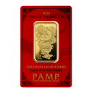 2024 1oz Year of the Dragon Gold Bar I PAMP Suisse