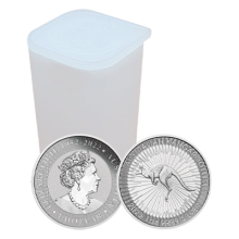 25 x 2023 1oz Silver Kangaroo Coins In Tube | Perth Mint 